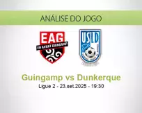 Prognóstico Guingamp Dunkerque (23 setembro 2025)