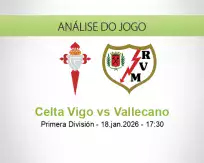 Prognóstico Celta Vigo Vallecano (18 janeiro 2026)