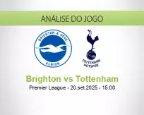 Prognóstico Brighton Tottenham (20 setembro 2025)