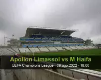 Prognóstico Apollon Limassol M Haifa (09 agosto 2022)