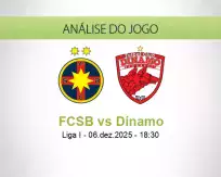 Prognóstico FCSB Dínamo (06 dezembro 2025)