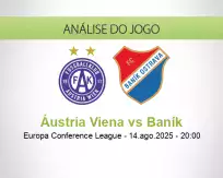 Prognóstico Áustria Viena Baník (14 agosto 2025)