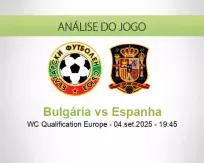 Prognóstico Bulgária Espanha (04 setembro 2025)