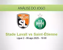 Prognóstico Stade Lavall Saint-Étienne (09 agosto 2025)