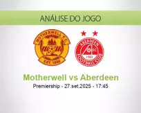 Prognóstico Motherwell Aberdeen (27 setembro 2025)