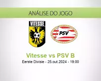 Prognóstico Vitesse PSV B (25 outubro 2024)