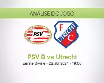 Prognóstico PSV B Utrecht (22 abril 2024)