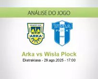 Prognóstico Arka Wisła Plock (29 agosto 2025)
