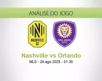 Prognóstico Nashville Orlando (24 agosto 2025)