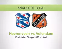 Prognóstico Heerenveen Volendam (09 agosto 2025)