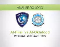 Prognóstico Al-Hilal  Al-Okhdood (25 setembro 2025)