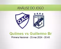 Prognóstico Quilmes Guillermo Br (23 março 2024)