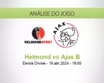 Prognóstico Helmond Ajax B (19 abril 2024)