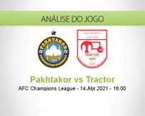 Prognóstico Pakhtakor Tractor (14 Abril 2021)