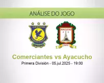 Prognóstico Comerciantes Ayacucho (05 julho 2025)