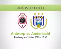 Prognóstico Antwerp Anderlecht (21 dezembro 2025)