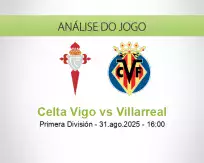 Prognóstico Celta Vigo Villarreal (31 agosto 2025)
