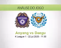 Prognóstico Anyang Daegu (22 julho 2025)