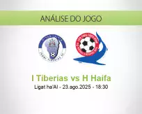 Prognóstico I Tiberias H Haifa (23 agosto 2025)