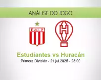 Prognóstico Estudiantes Huracán (21 julho 2025)