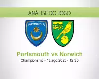 Prognóstico Portsmouth Norwich (16 agosto 2025)
