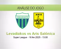 Prognóstico Levadiakos Aris Salónica (16 fevereiro 2025)