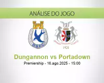 Prognóstico Dungannon Portadown (16 agosto 2025)
