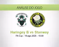 Prognóstico Haringey B Stanway (16 agosto 2025)