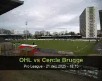 Prognóstico OHL Cercle Brugge (21 dezembro 2025)