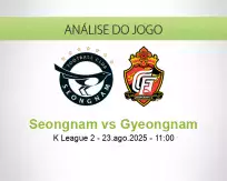 Prognóstico Seongnam Gyeongnam (23 agosto 2025)