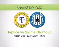 Prognóstico Teplice Sigma Olomouc (22 fevereiro 2026)