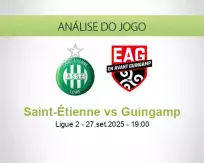 Prognóstico Saint-Étienne Guingamp (27 setembro 2025)