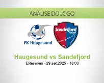 Prognóstico Haugesund Sandefjord (29 setembro 2025)