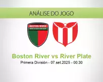 Prognóstico Boston River River Plate (07 setembro 2025)