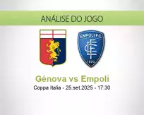Prognóstico Génova Empoli (25 setembro 2025)