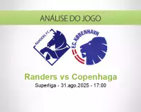 Prognóstico Randers Copenhaga (31 agosto 2025)