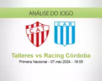 Talleres vs Racing Córdoba