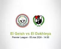 Prognóstico El Geish El Dakhleya (05 março 2024)