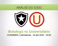Prognóstico Botafogo Universitário (24 abril 2024)