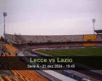 Prognóstico Lecce Lazio (21 dezembro 2024)