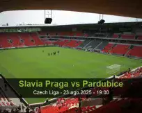 Prognóstico Slavia Praga Pardubice (23 agosto 2025)
