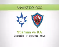 Prognóstico Stjarnan KA (31 agosto 2025)