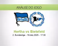 Prognóstico Hertha Bielefeld (19 dezembro 2025)