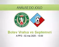 Prognóstico Botev Vratsa Septemvri (02 maio 2025)