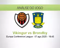 Prognóstico Vikingur Brondby (07 agosto 2025)
