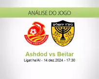 Prognóstico Ashdod Beitar (14 dezembro 2024)