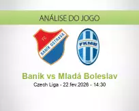 Prognóstico Baník Mladá Boleslav (22 fevereiro 2026)