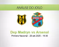 Prognóstico Dep Madryn Arsenal (28 setembro 2025)