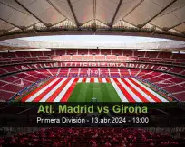Prognóstico Atl. Madrid Girona (13 abril 2024)