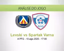 Prognóstico Levski Spartak Varna (10 agosto 2025)